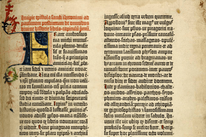 fragment biblii Gutenberga