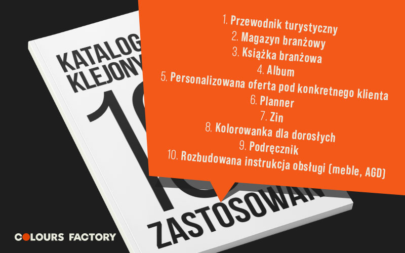 zastosowanie katalogu klejonego