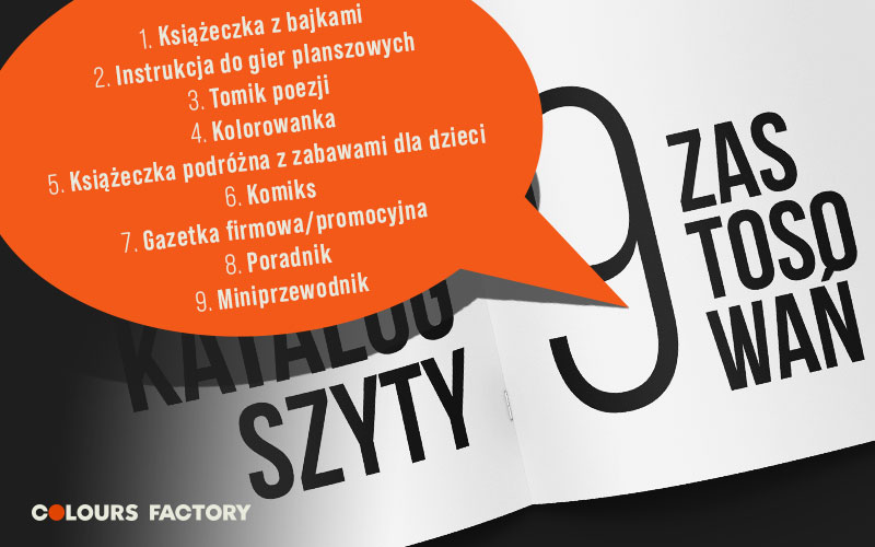 zastosowanie katalogu szytego